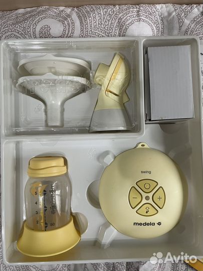 Молокоотсос medela swing flex электрический