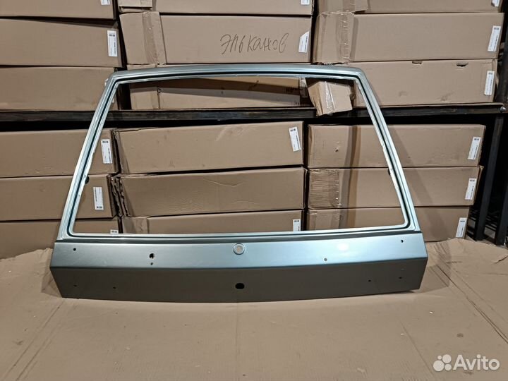 Дверь задка ваз 2114 средний серо-зеленый