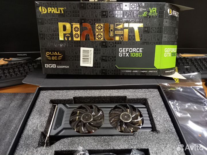 Видеокарта Palit GeForce GTX 1080 dual