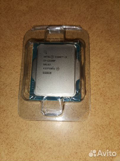 Процессор intel core i3 12100f