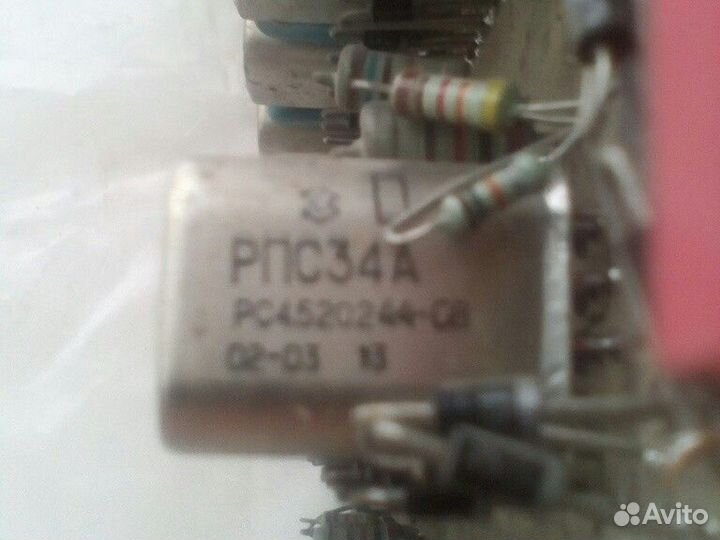 Плата с реле рпс 34 А, рпс15, рпс5