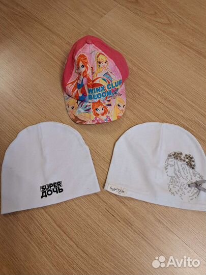 Шапка для девочки 2-3 года на все сезоны