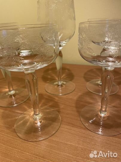 Фужеры бокалы стаканы рюмки стекло СССР
