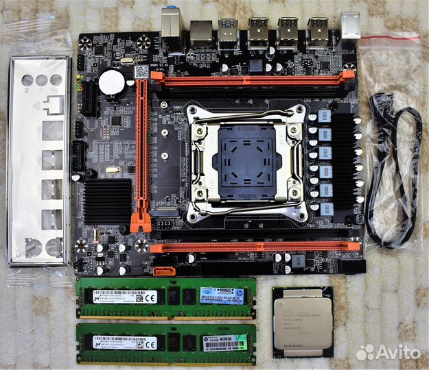 Новый комплект 2011 X99+Xeon E5 2673 v3 + 16GB