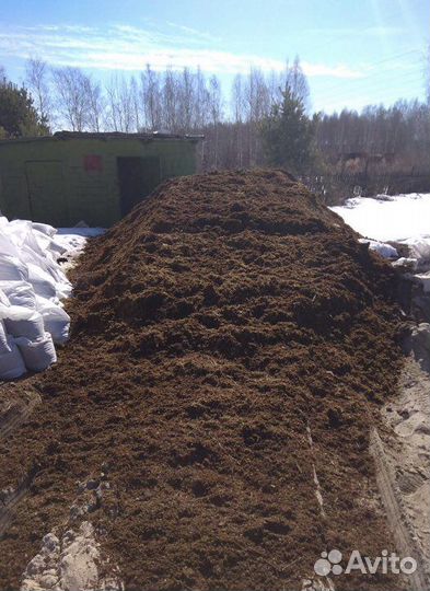 Навоз перегной в мешках