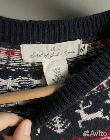 Свитер женский новогодний