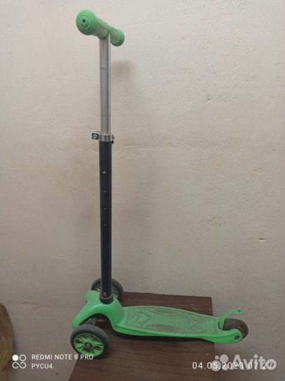 Самокат детский трехколесный бу