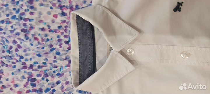 Белая рубашка H&M р-р 104
