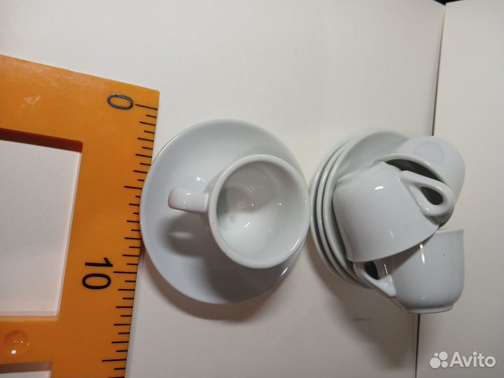 Кофейный фарфоровый сервиз 4-х перс