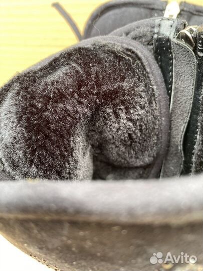 Замшевые сапожки женские