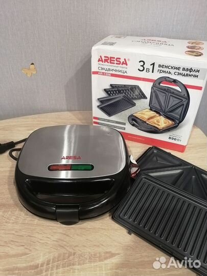 Мультипекарь, вафельница, сэндвеничица Ареса