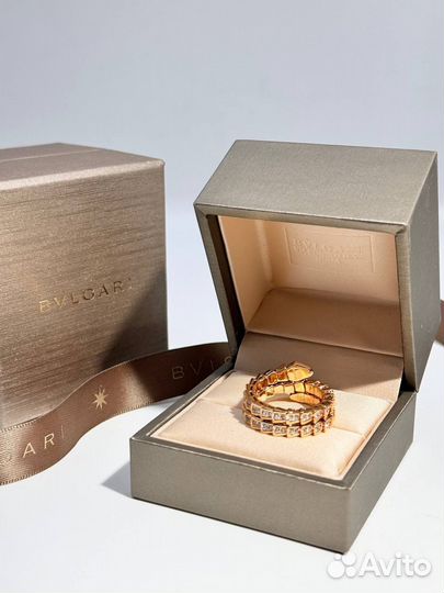 Кольцо bvlgari serpenti