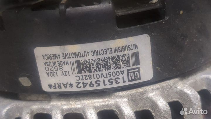 Генератор Chevrolet Malibu, 2018