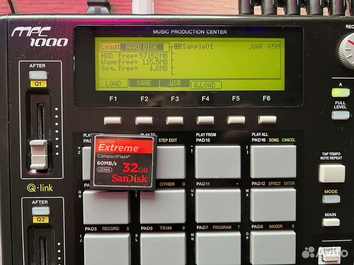 Akai MPC 1000 +HDD +SD