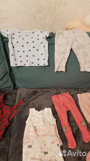 Детские вещи пакетом для девочек 74 80
