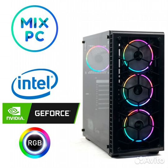 Компьютер i3 10100F + GTX1650