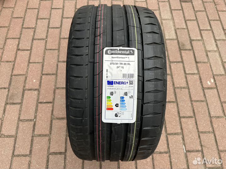 Continental SportContact 7 245/35 R20 и 275/30 R20 97Y