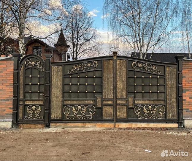 Кованые ворота и калитки