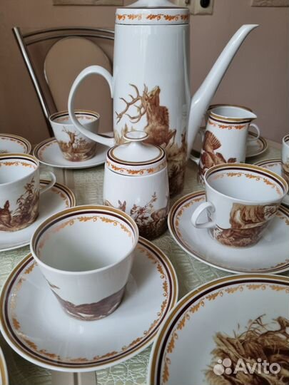 Винтажный кофейный сервиз 