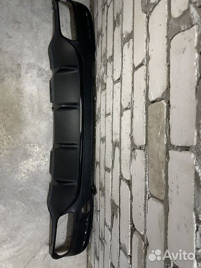 Диффузор на задний бампер на мерседес GLS амг 166