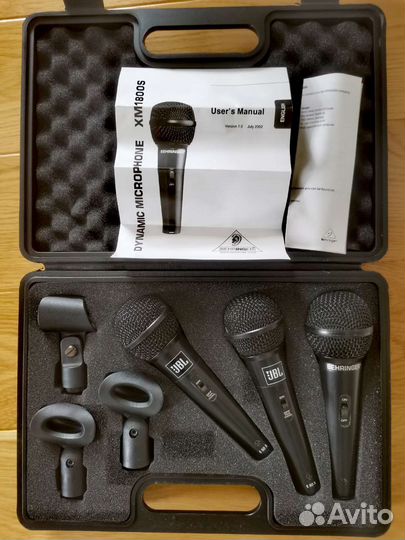 Микрофоны Shure sm58, AKG 770,880 Behringer, JBL