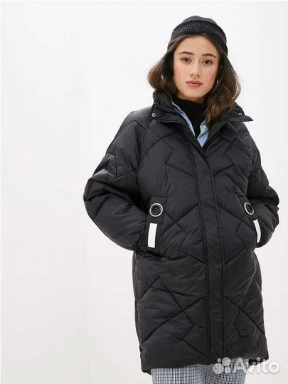 Куртка деми-зима оверсайз 42-46