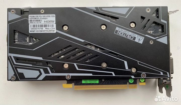 Видеокарта KFA2 Geforce RTX 2060 гарантия днс