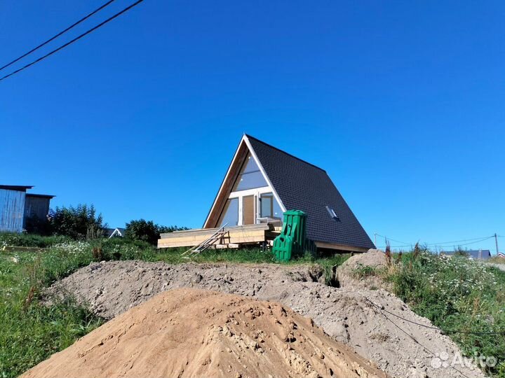 Треугольный дом А-Фрейм 6х6 (A-Frame) 36 м²