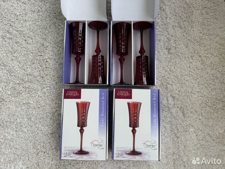 Бокалы фужеры для шампанского вина