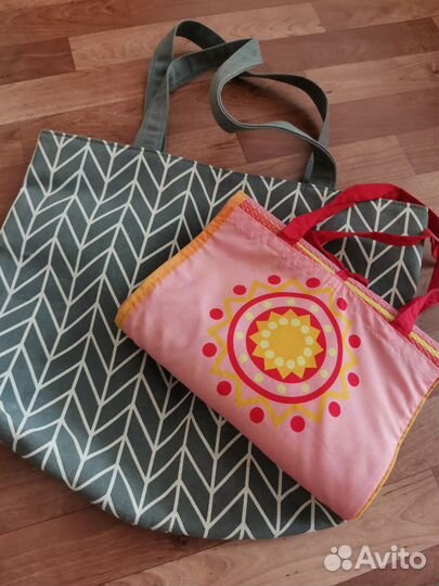 Складной коврик и сумка для пляжа