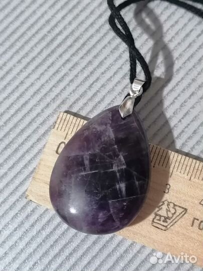 Кулон с аметистом
