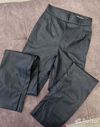 Брюки эко кожа