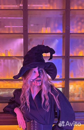 Шляпа карнавальная / шляпа ведьмы