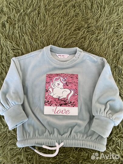 Детские вещи для девочки пакетом 74-80