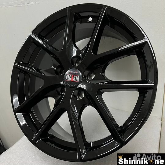 Литые диски R16 5/100 alcasta M59 Black