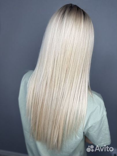 Модель на окрашивание волос