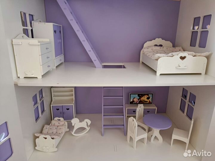 Домик кукольный игровой