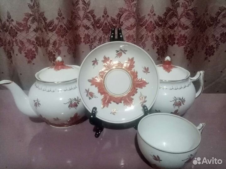 Чайный сервиз вербилки СССР