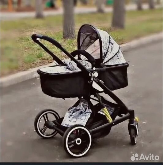 Коляска luxmom 2в1 Uhababy