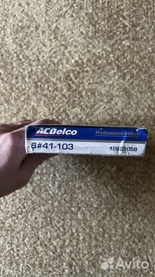 Свеча зажигания acdelco 12625058