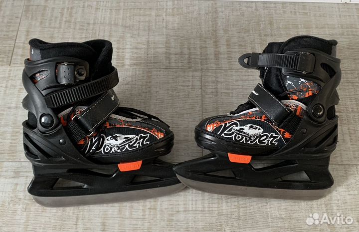 Коньки хоккейные детские размер 26-30