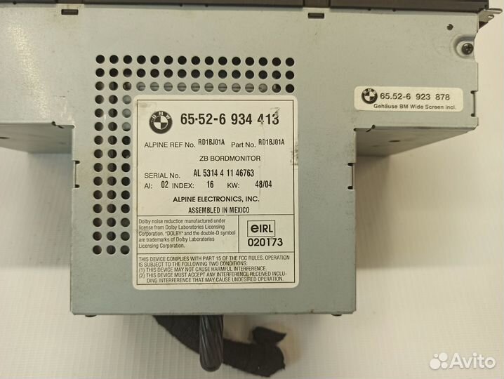 Магнитола BMW X5 E53