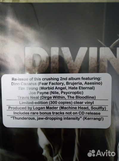 Винил LP Divine Heresy-Bringer of plagues