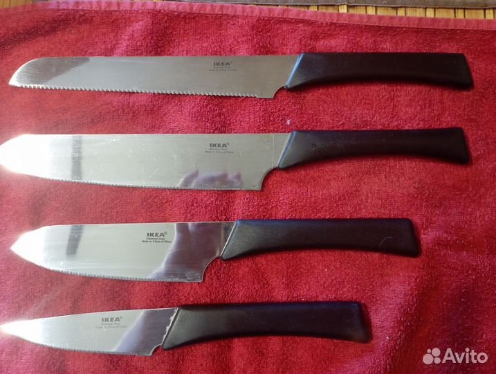 Кухонные ножи с подставкой IKEA