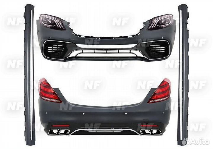 Комплект для рестайлинга Mercedes S222