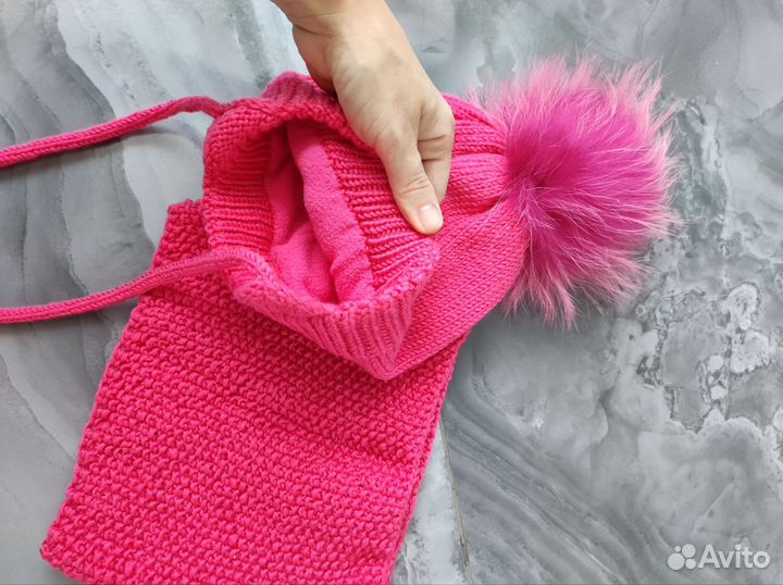 Комплект шапка и снуд 48 50