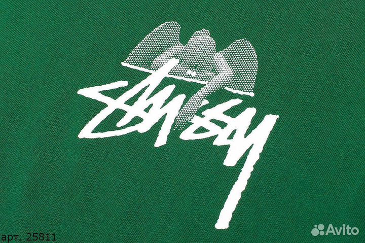 Футболка Stussy Зеленая