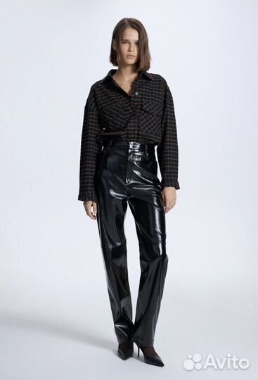 Рубашка Lime в клетку новая