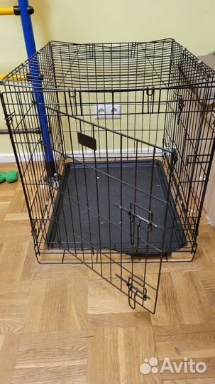 Клетка для собак большая + матрасик-лежанка