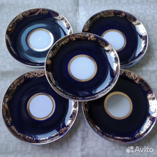 Чайная пара лфз СССР cobalt